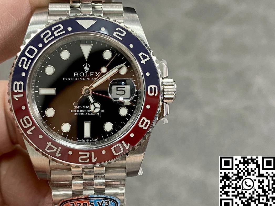 Rolex Dial Clean V3 II Master Black Factory GMT M126710BLRO-0001 1226